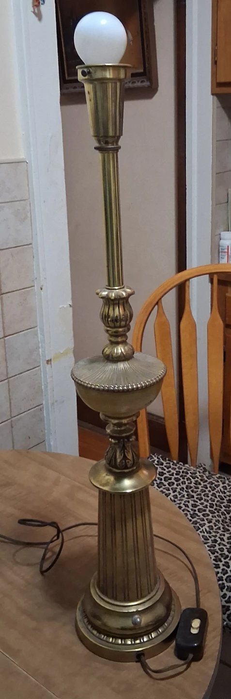 Vintage Brass Table Lamp
