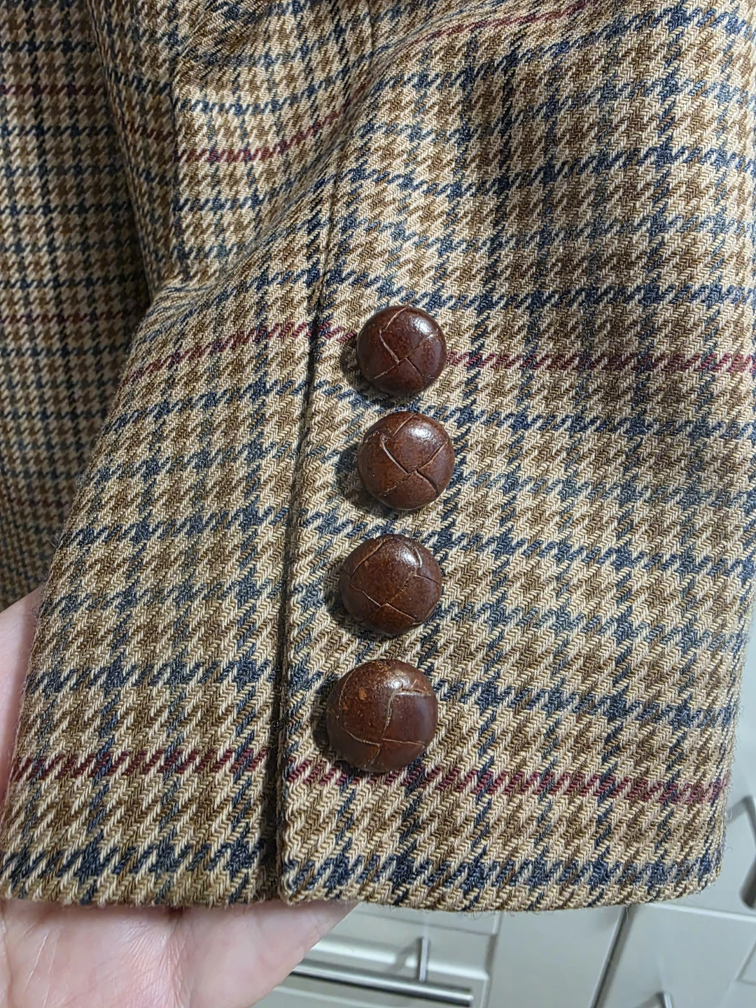 Talbots Plaid Wool Blazer - Size 8 - photo 5