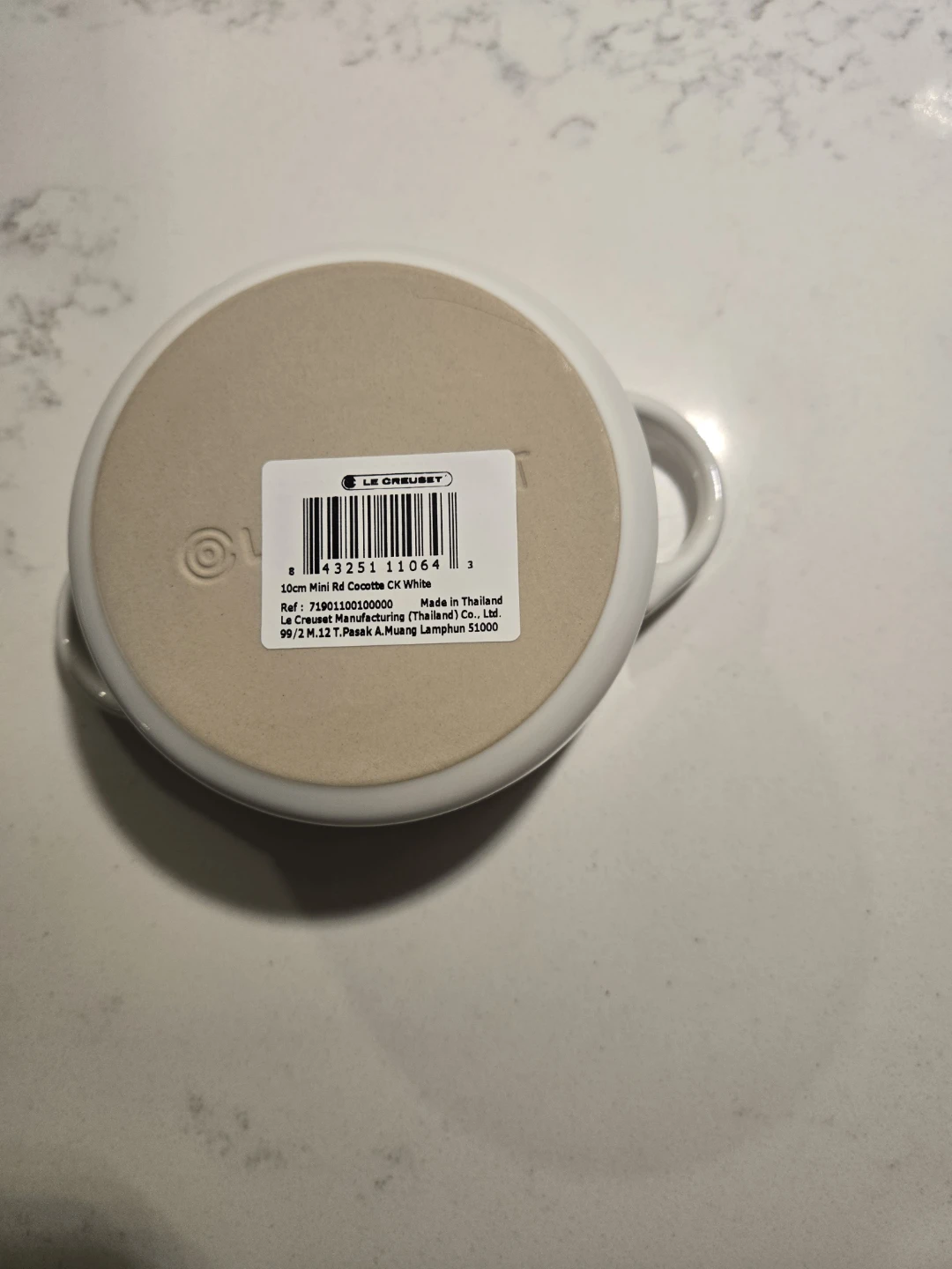 Le Creuset Mini Round Cocotte - Meringue - photo 4