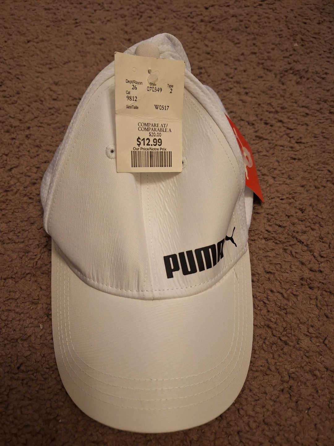 (New) Puma White Adjustable Hat - photo 2