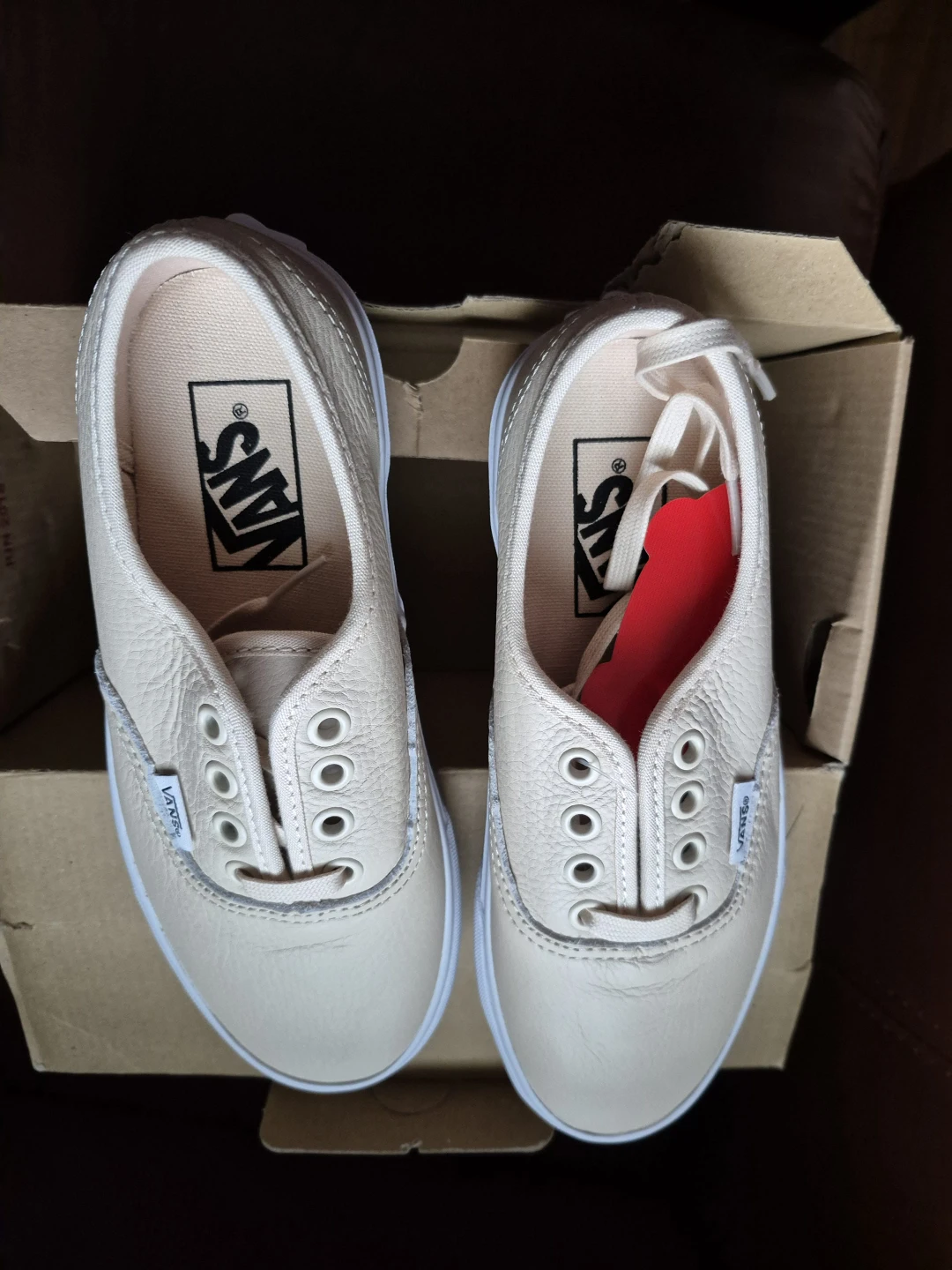 Vans Authentic Sneakers - Beige Leather - photo 3