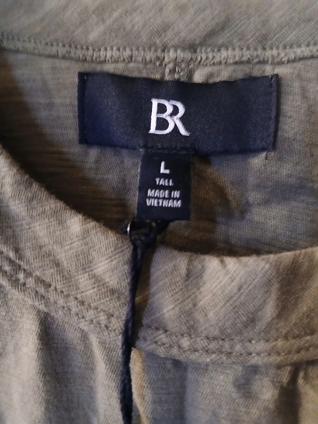 Men's Banana Republic Olive Green Long Sleeve - L Tall
