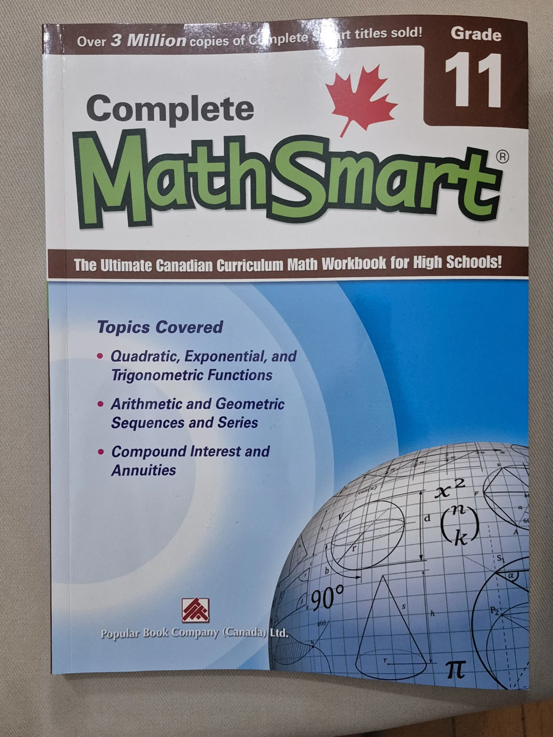 Complete MathSmart Grade 11 Workbook