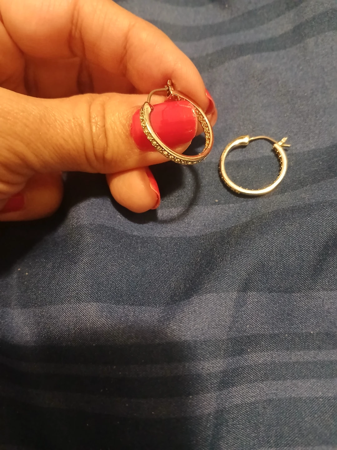Gold Hoop Earrings - photo 2