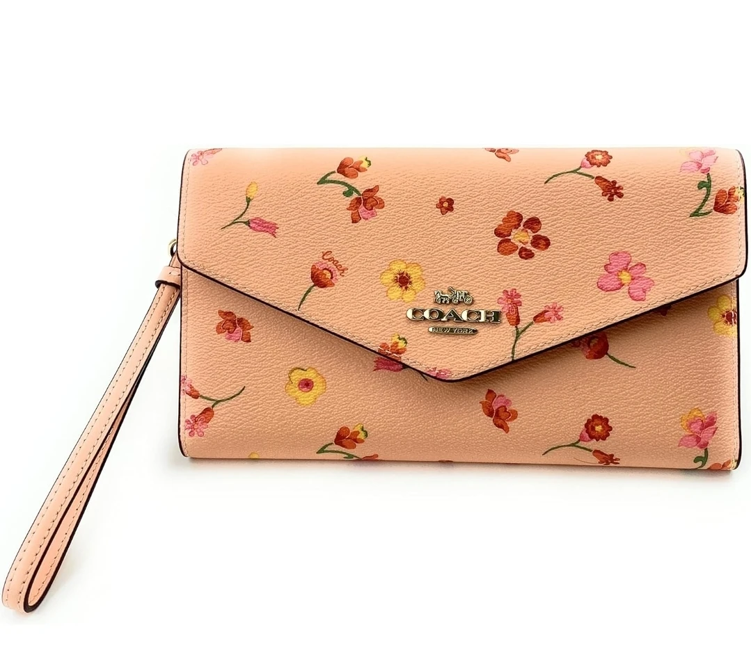 Coach Floral Print Wallet