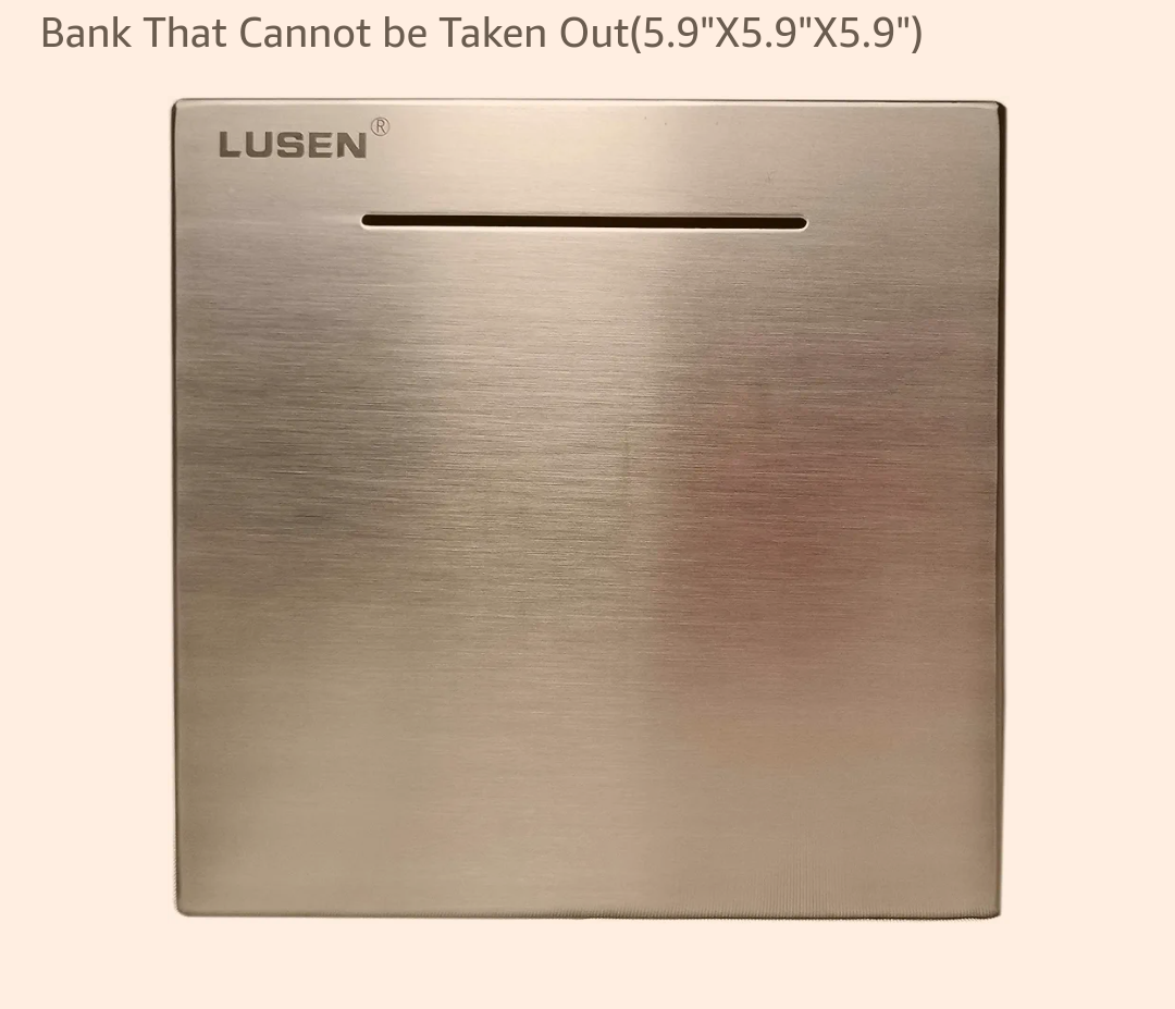 Stainless Steel Piggy  Bank That Cannot be Taken Out - photo 4