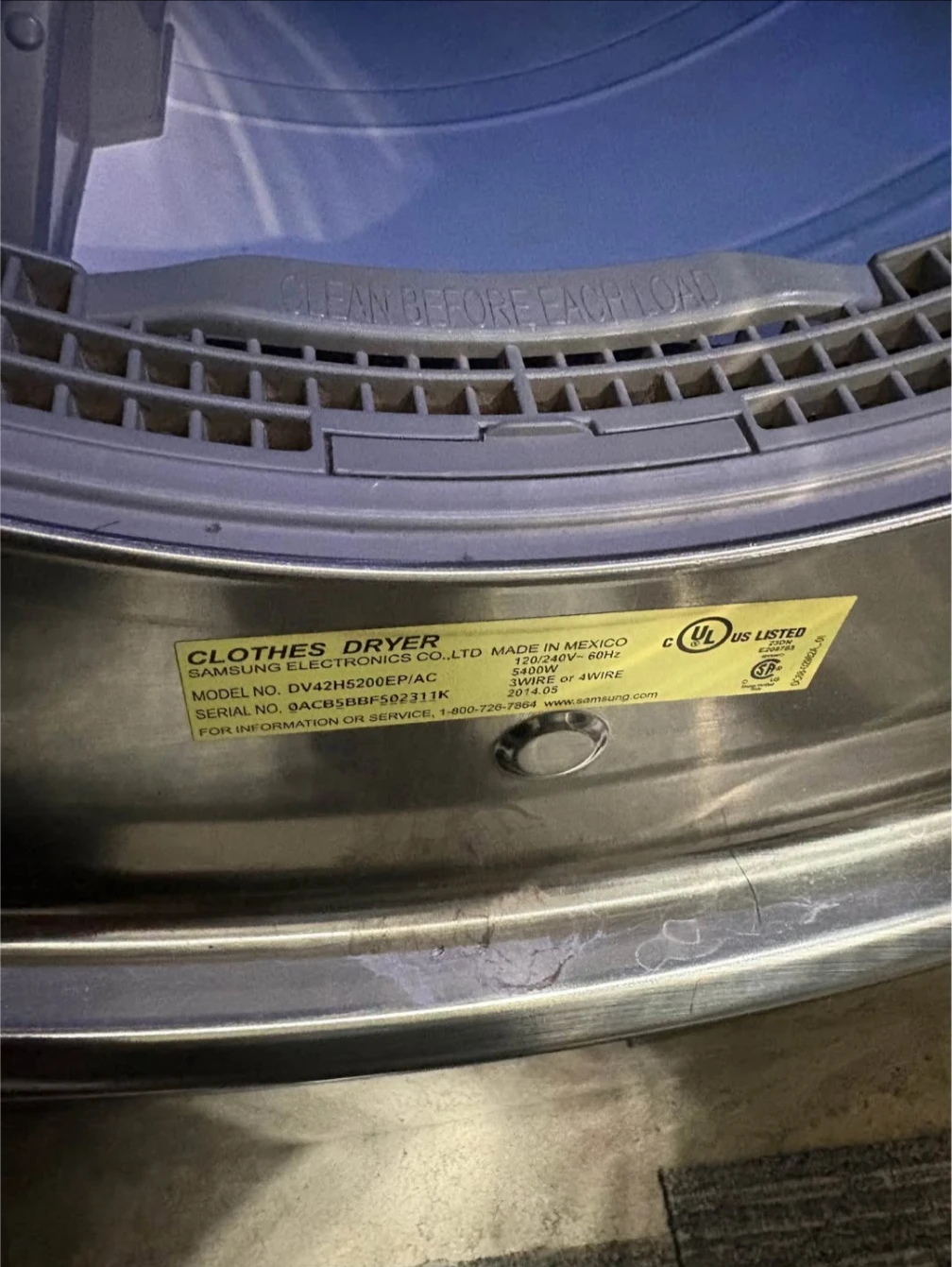 Samsung Clothes Dryer DV42H5200EP/AC - photo 3