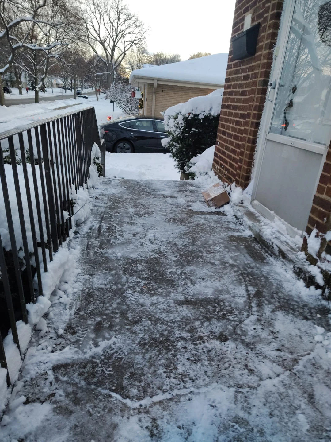 We clear snow