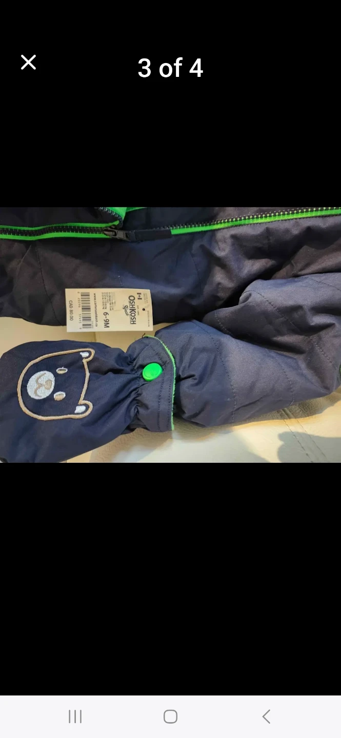 Oshkosh snow suit, brand new with tags - photo 2