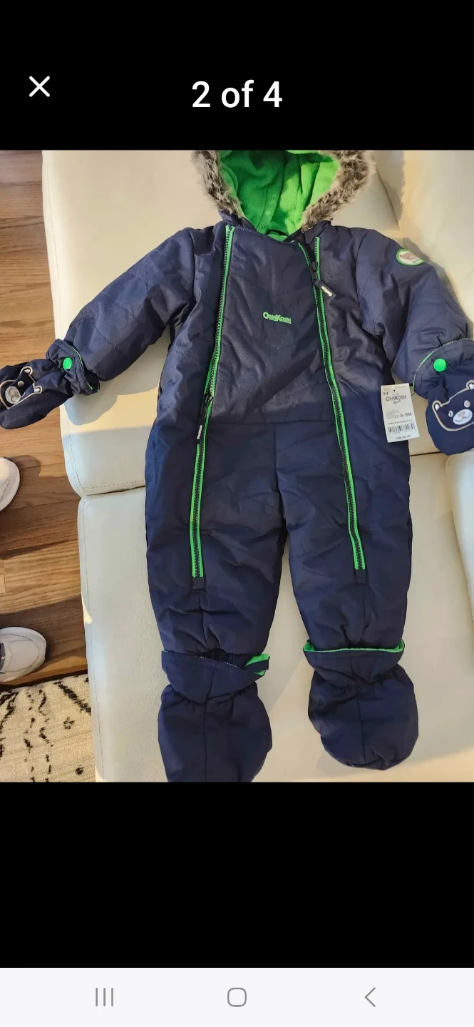 Oshkosh snow suit, brand new with tags - photo 4