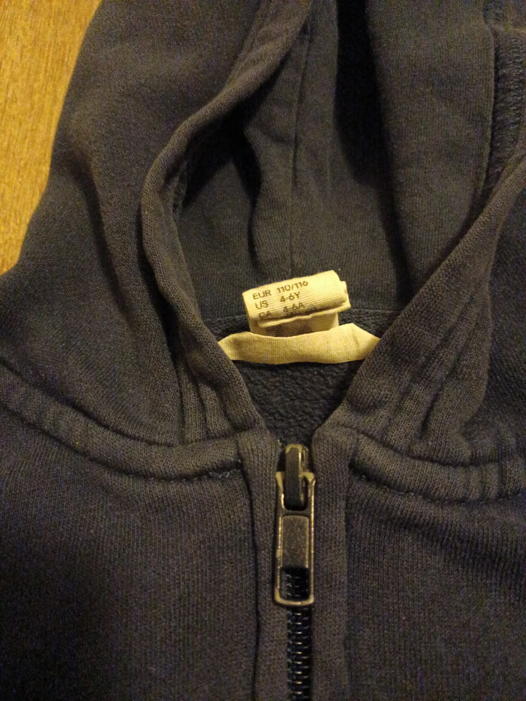 Navy Blue Zip-Up Hoodie - photo 2