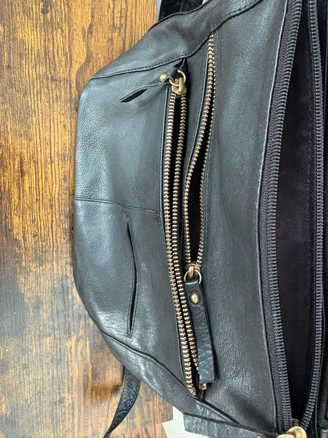 Black Leather Handbag
