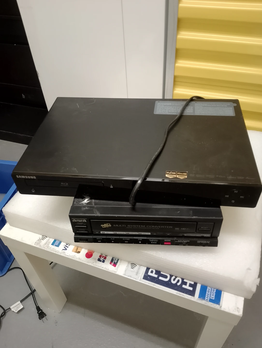 Both 30$ Samsung Blu-ray Player & Aiwa Multi System Converter