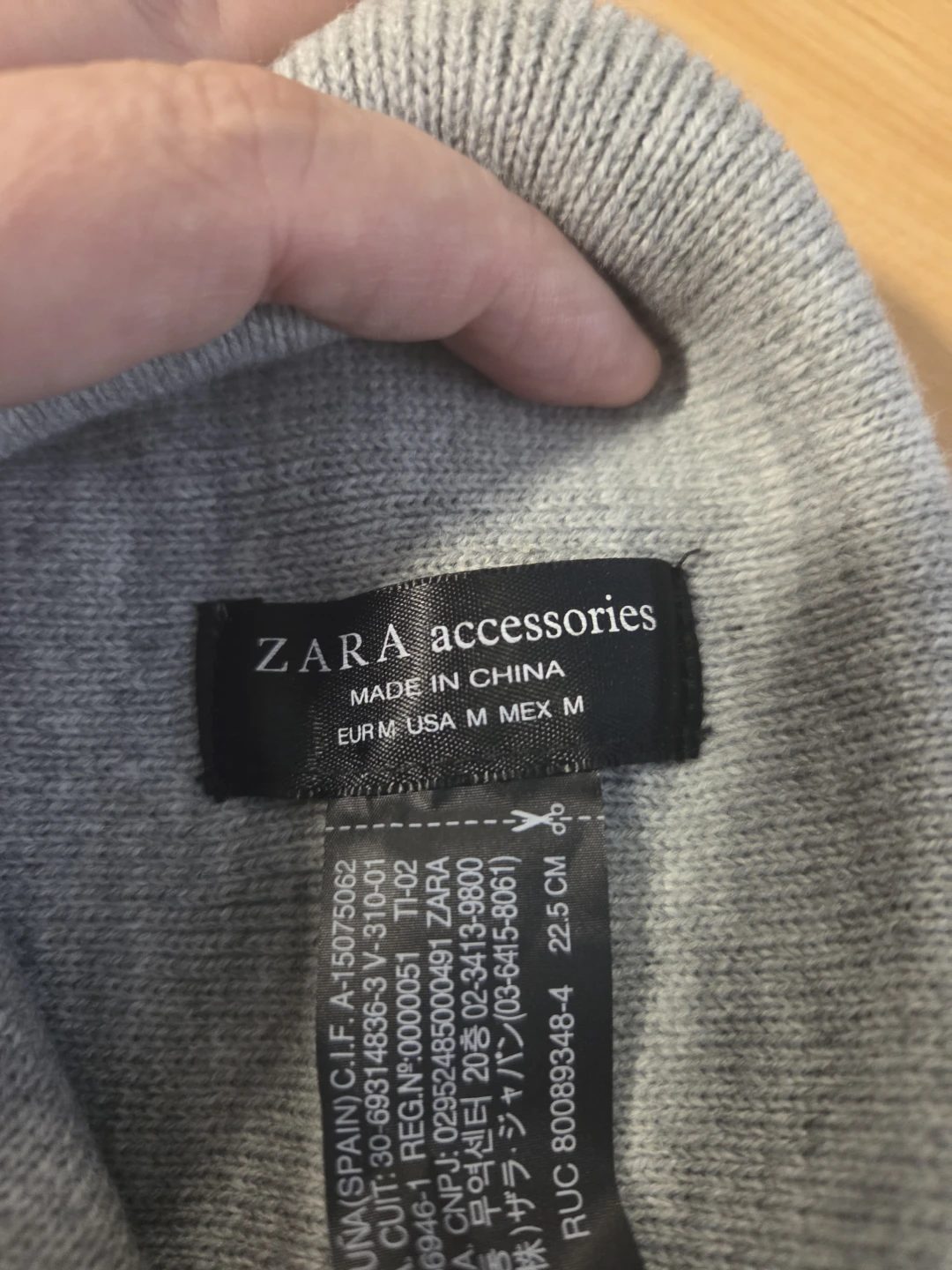 Zara Beanie - Grey - photo 2