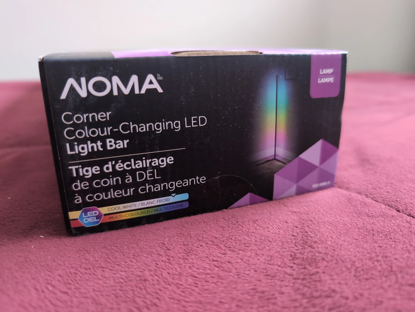 NOMA Corner Colour-Changing LED Light Bar - Sealed New in Box! - photo 2