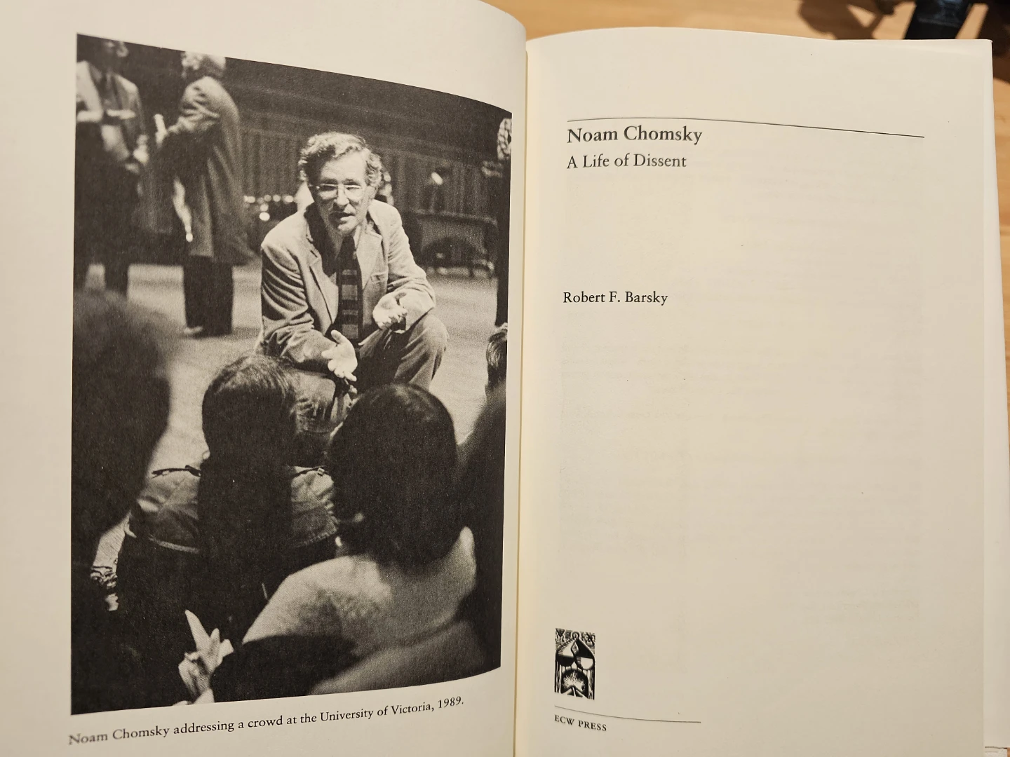 Noam Chomsky: A Life of Dissent by Robert F. Barsky Book - photo 4