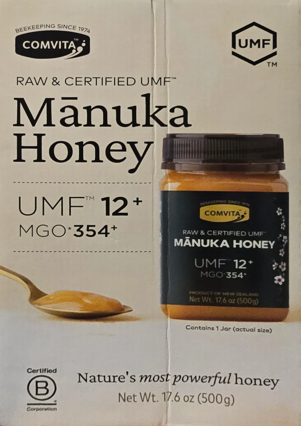 Comvita Manuka Honey UMF 12+ MGO 354+ 17.6 oz - photo 2