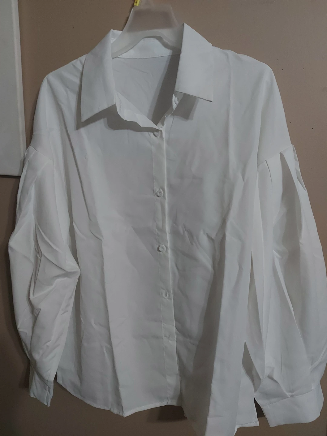 White Button-Up Blouse