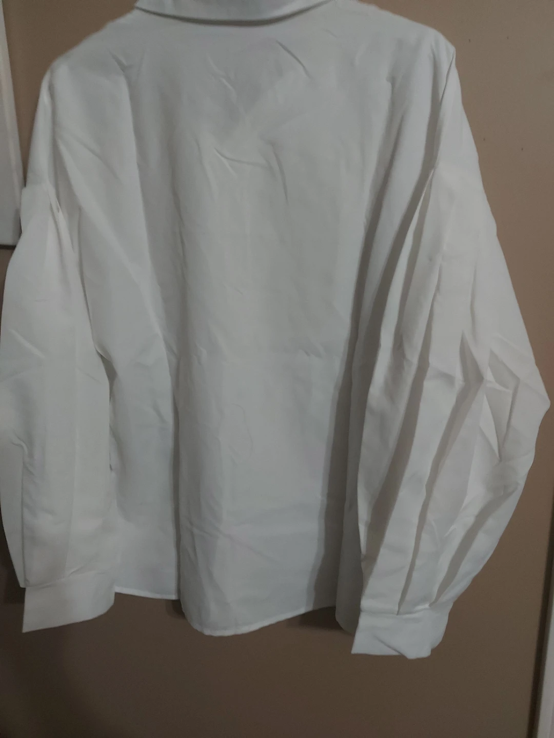White Button-Up Blouse - photo 2