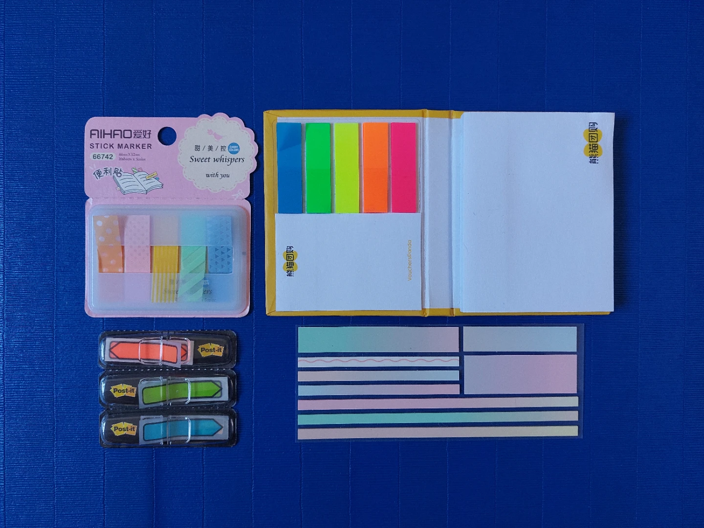 Post-it Notes and Sticky Markers Set