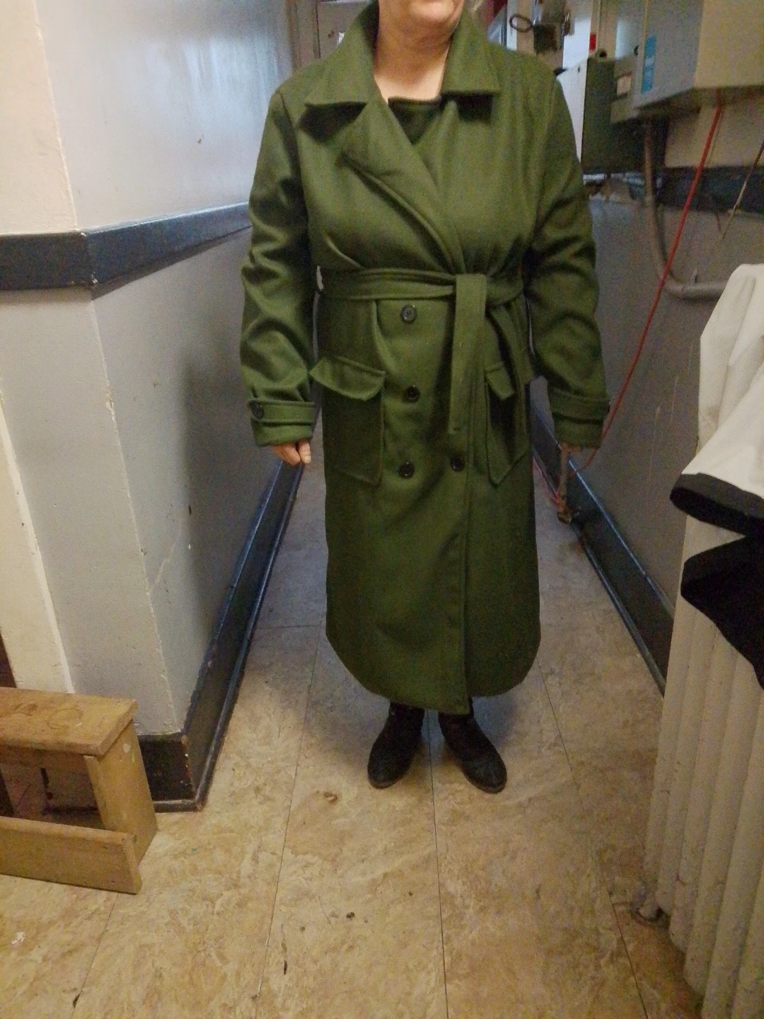 Olive Green Trench Coat