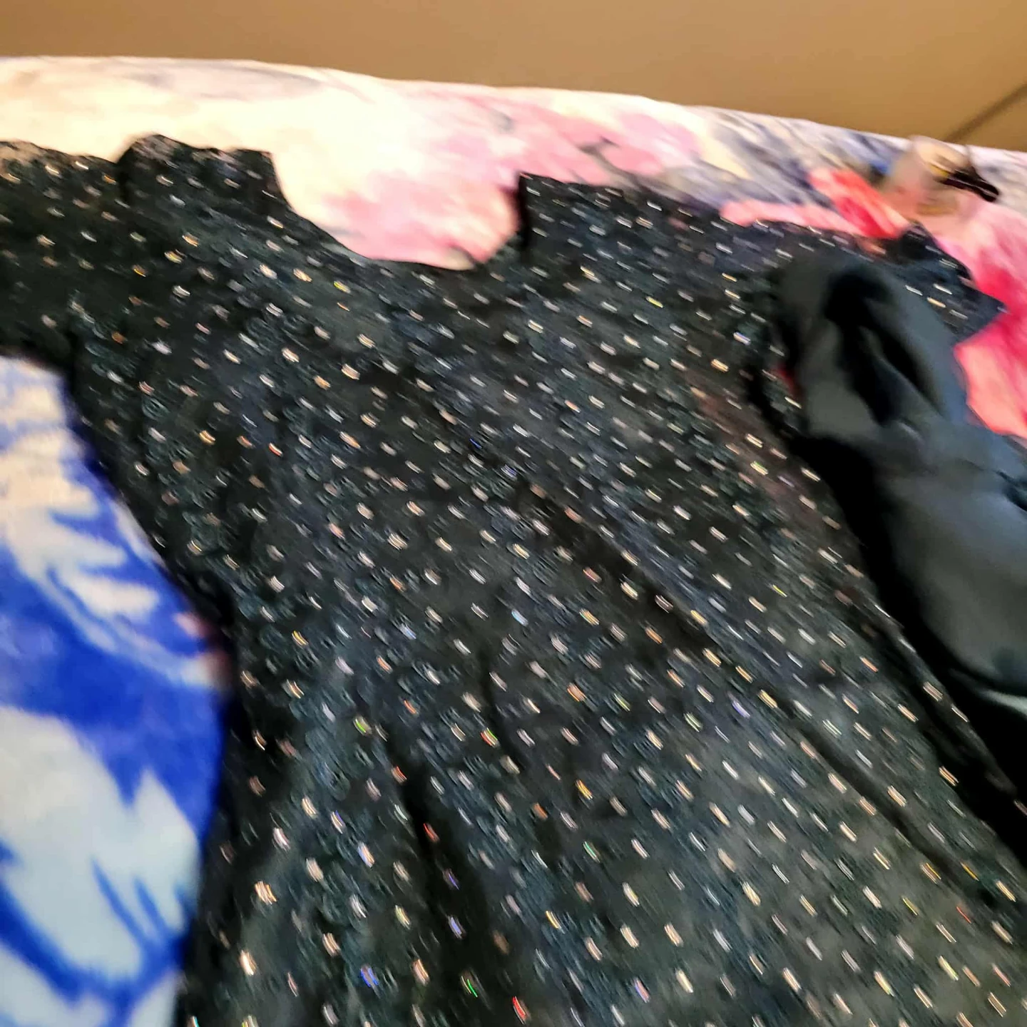 Dark Dress with Sparkles