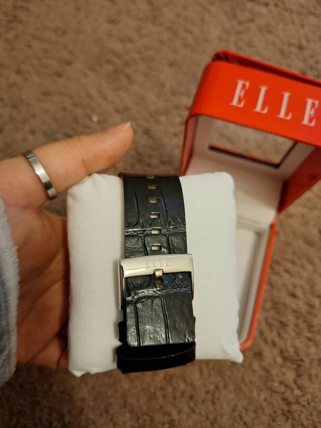 (New) ELLE Black Watch with Box - photo 3