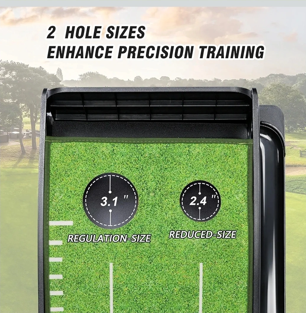 PGM Indoor Golf Putting Mat with Automatic Ball Return - photo 3