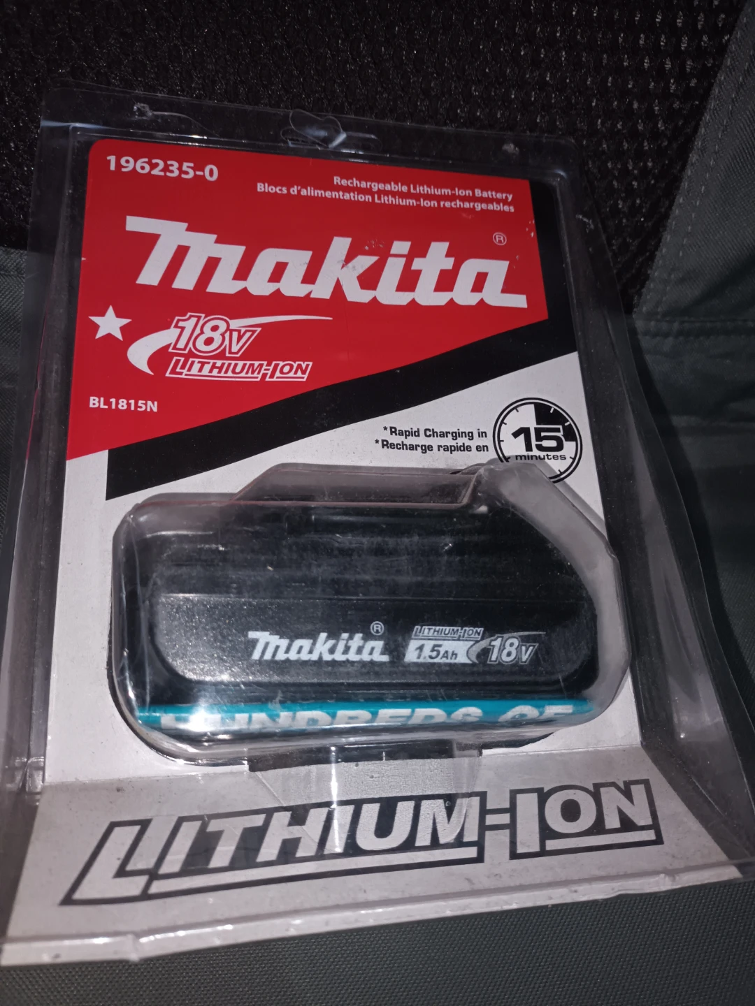 New Makita 18V 1.5Ah Lithium-Ion Battery BL1815N