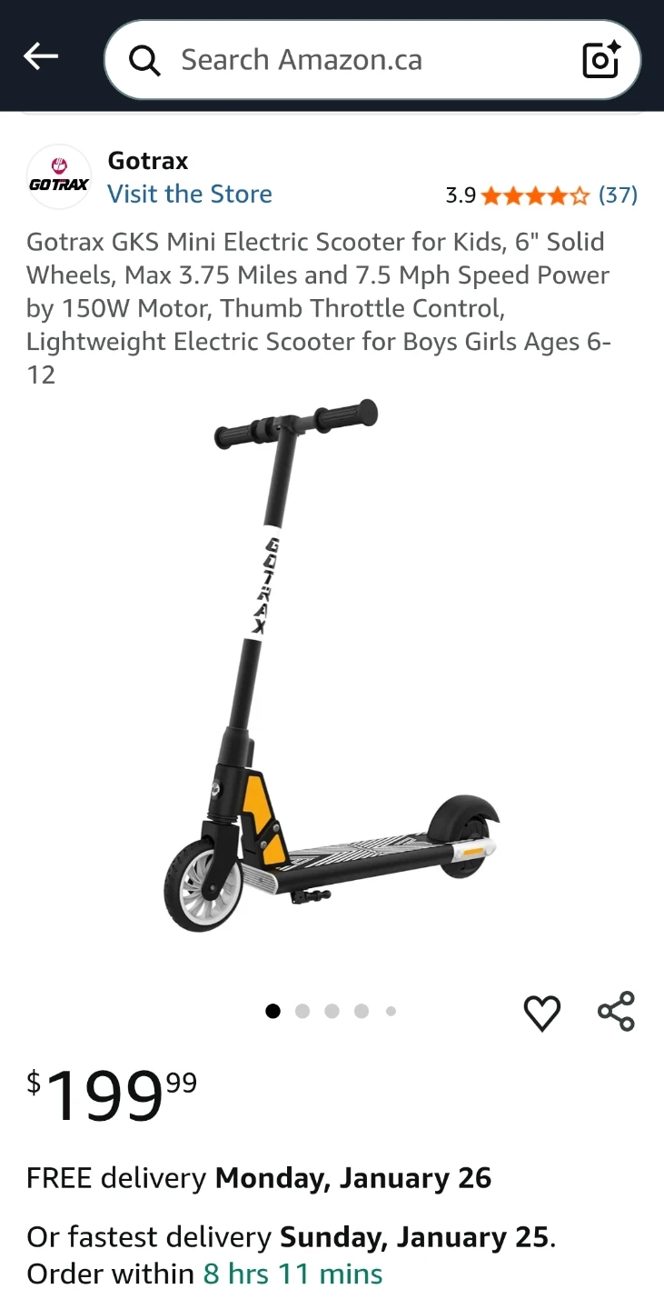 Gotrax GKS Mini Electric Scooter - photo 3