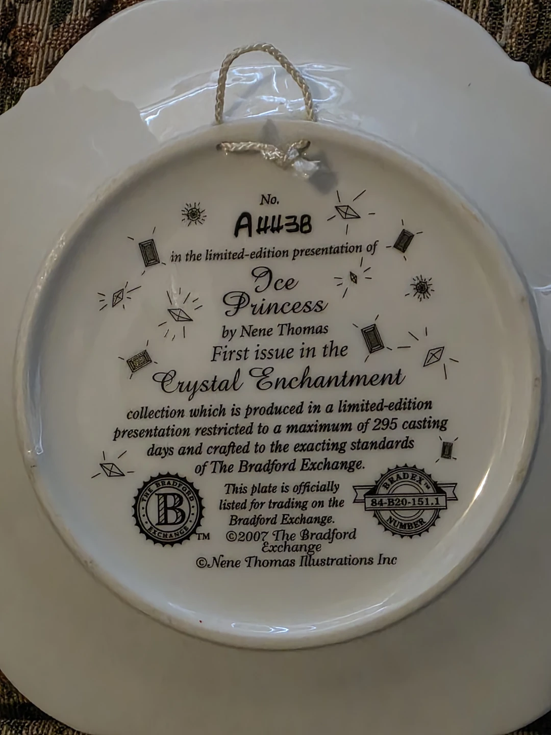 Bradford Exchange Ice Princess Plate 🥕 - photo 3