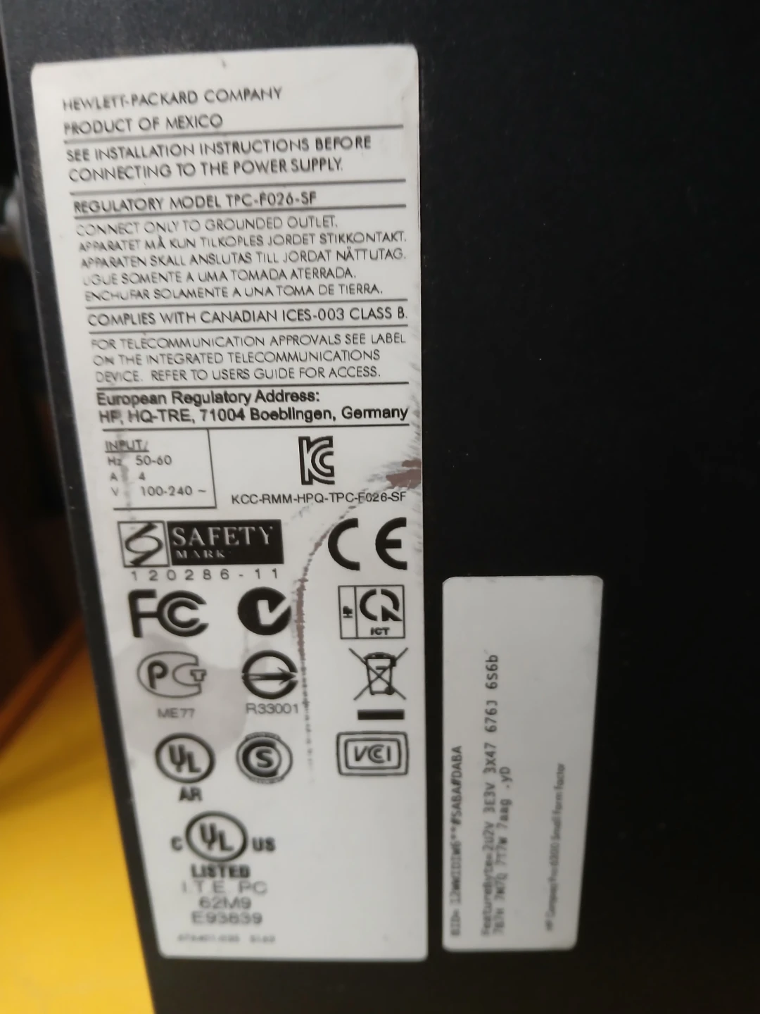 HP Compaq 4000 Pro Small Form Factor PC - photo 2