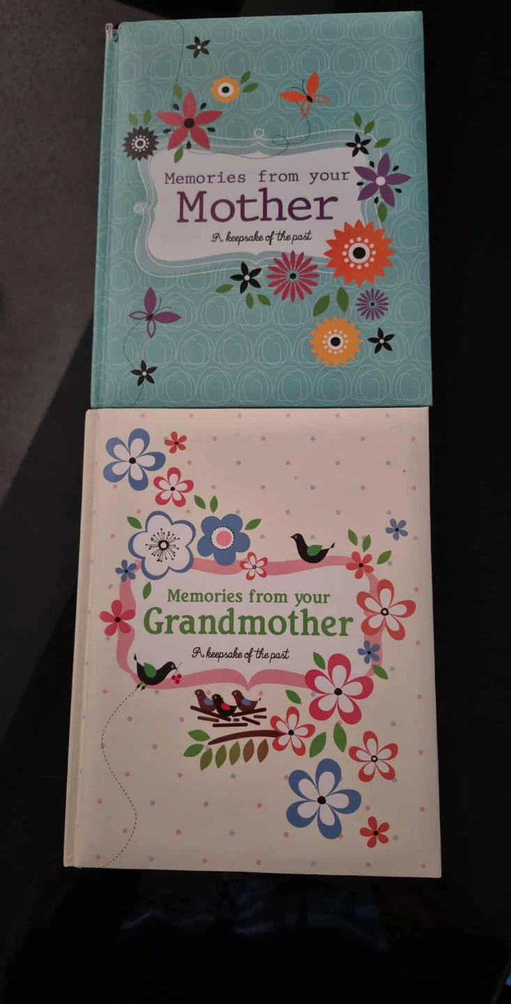 Memories from your Mother & Grandmother Keepsake Books