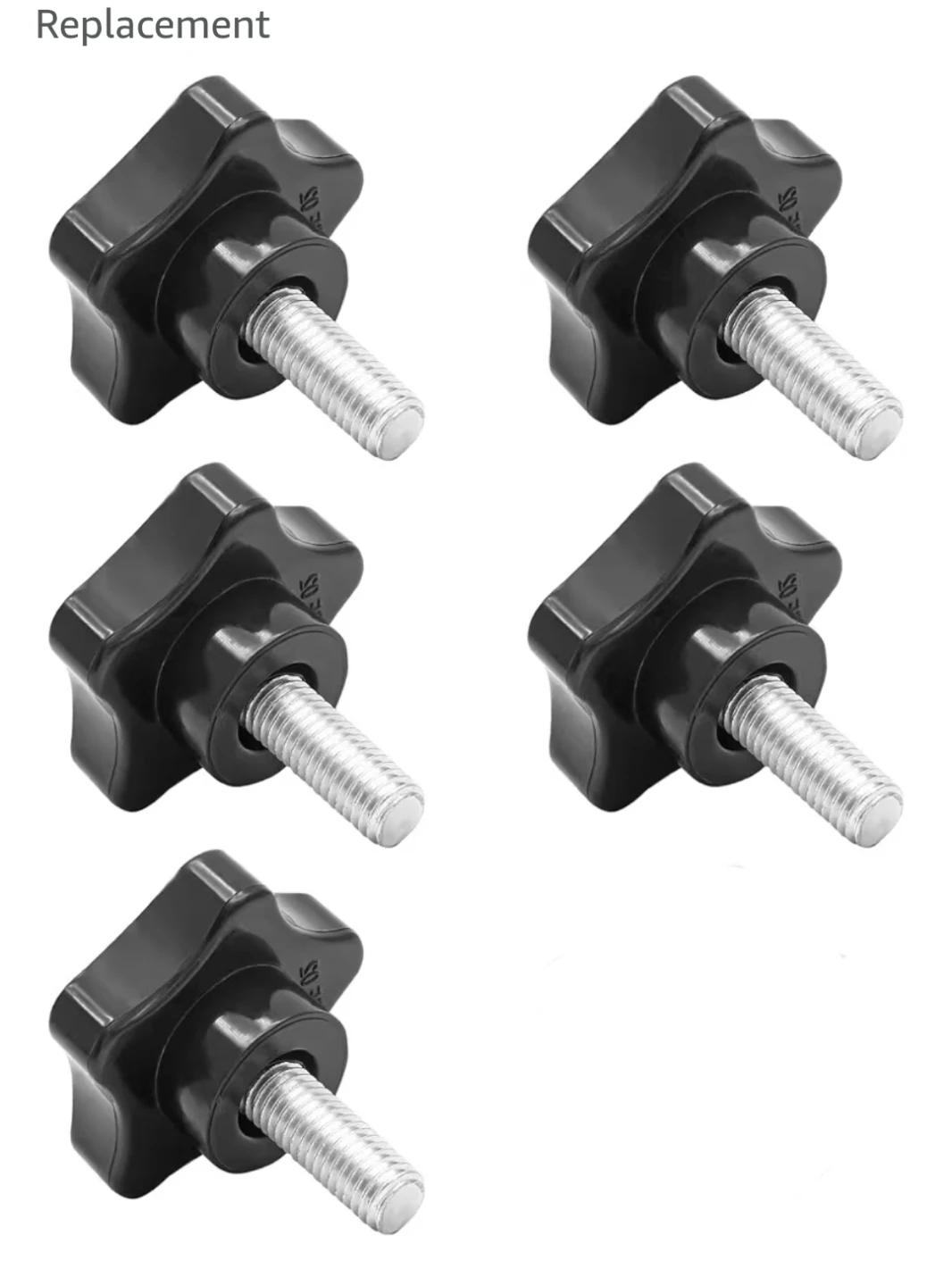 Black Star Knob Clamping Screw