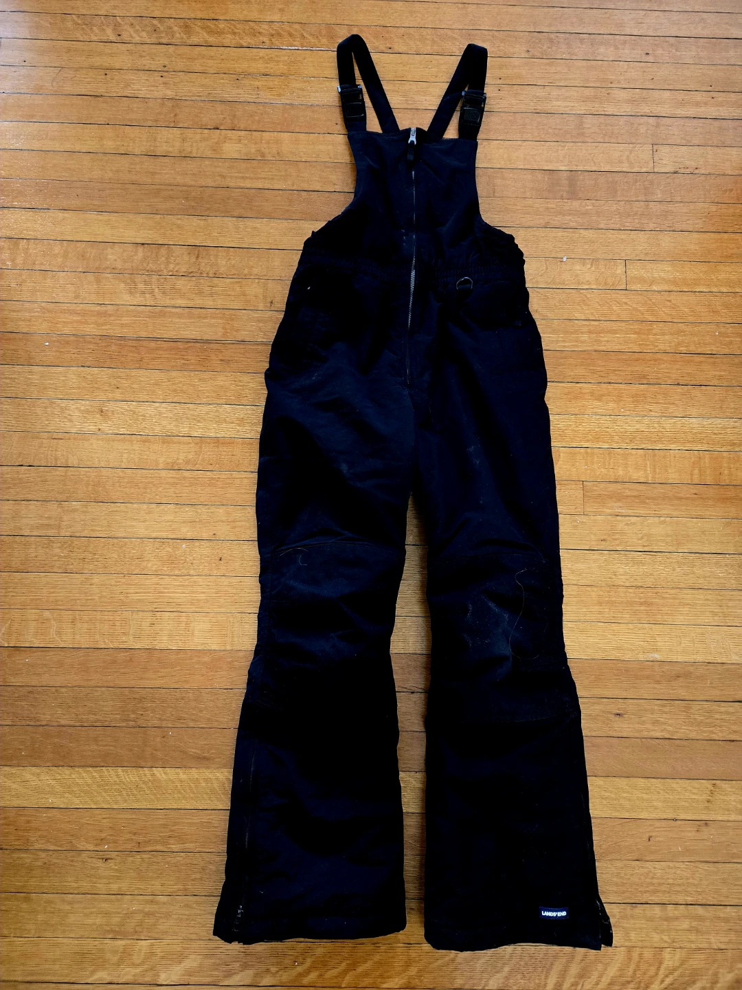 Kids' Lands' End Black Snow Pants - Size 12 - photo 3