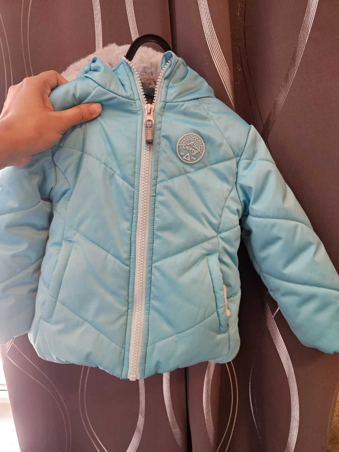 Baby Blue Fleece Jacket with inner jacket and pant - photo 2