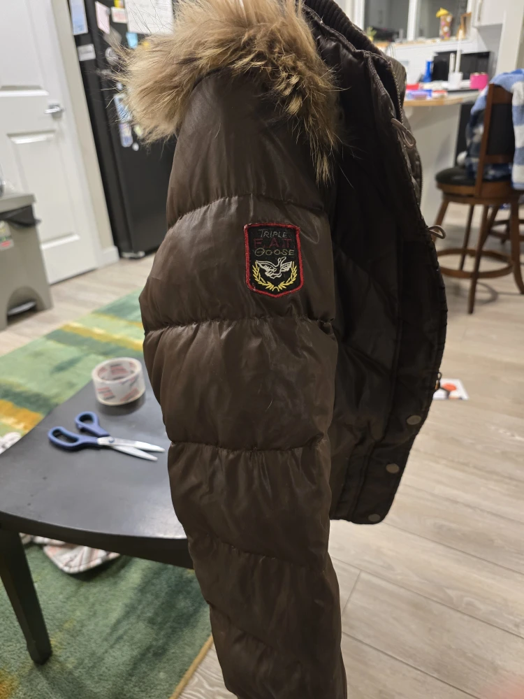 Triple F.A.T. Goose XXL Brown Puffer Jacket - photo 2