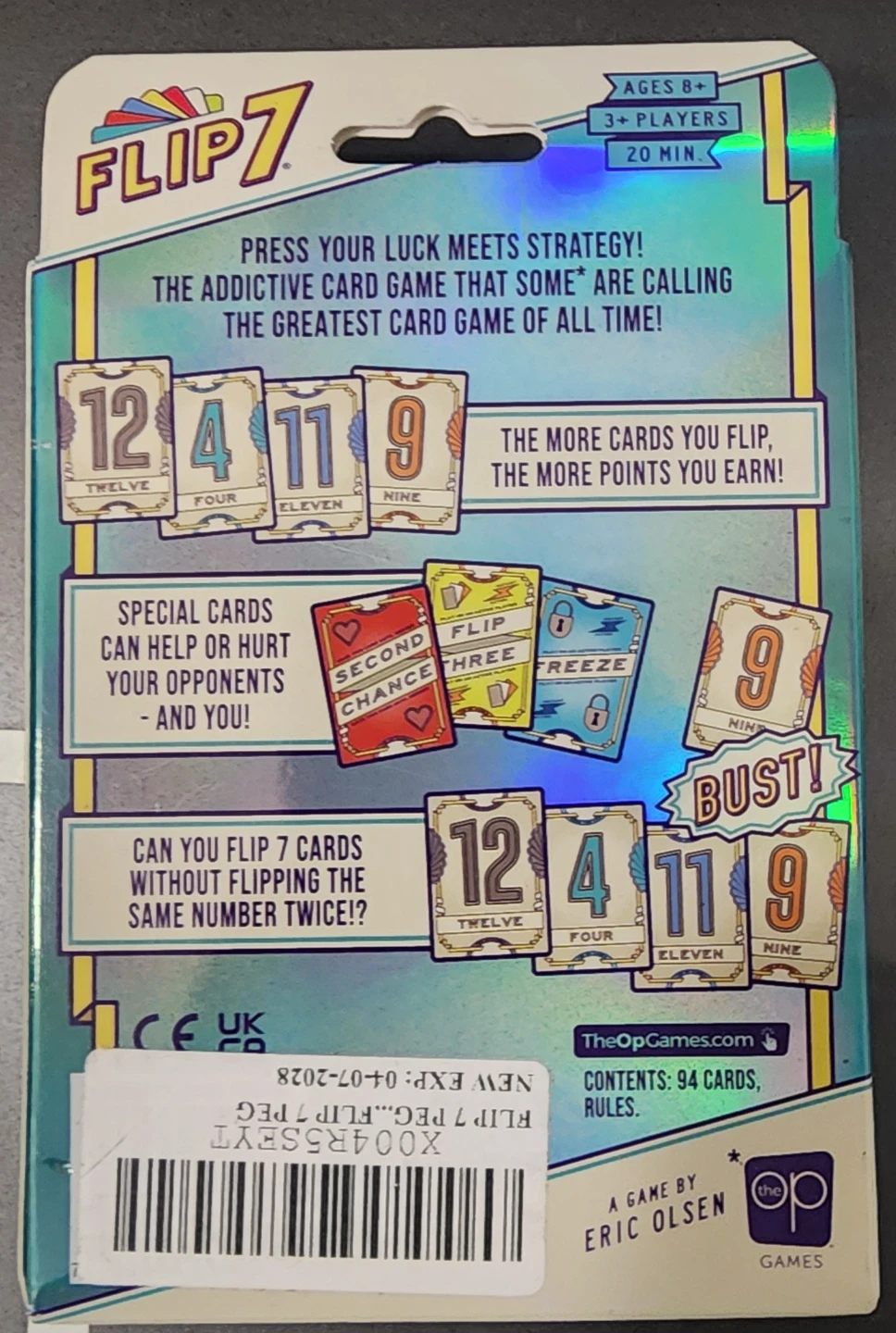 Flip 7 Card Game by The Op Games - photo 2