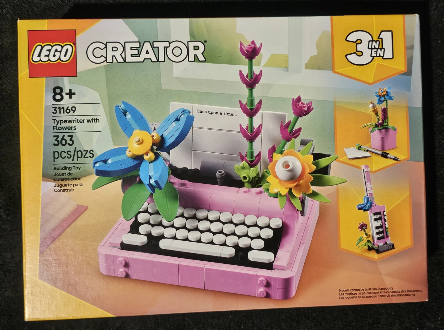 LEGO Creator 3-in-1 Typewriter with Flowers Building Set (31169)