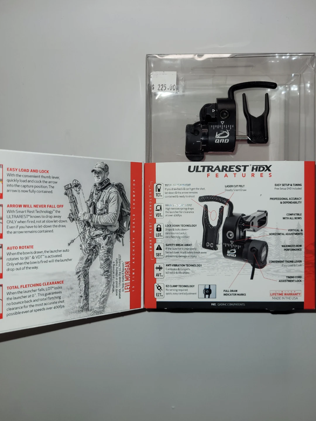QAD Ultrarest HDX Archery Arrow Rest Left Hand - photo 2