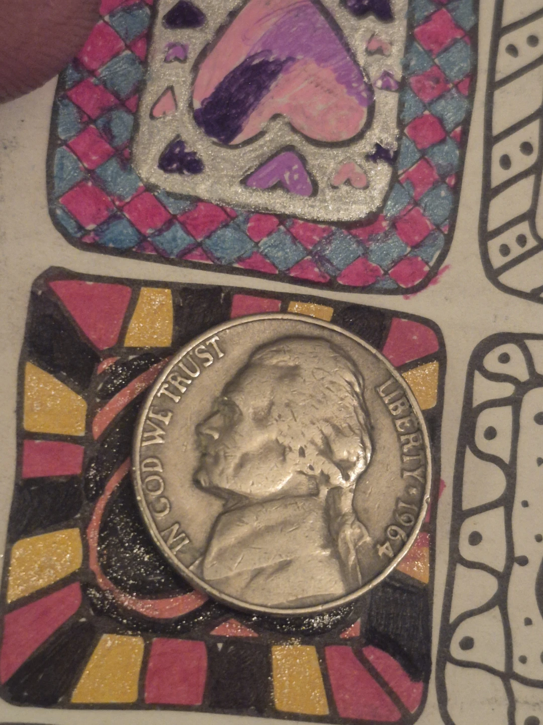 1964 Nickel Five Cents Coin