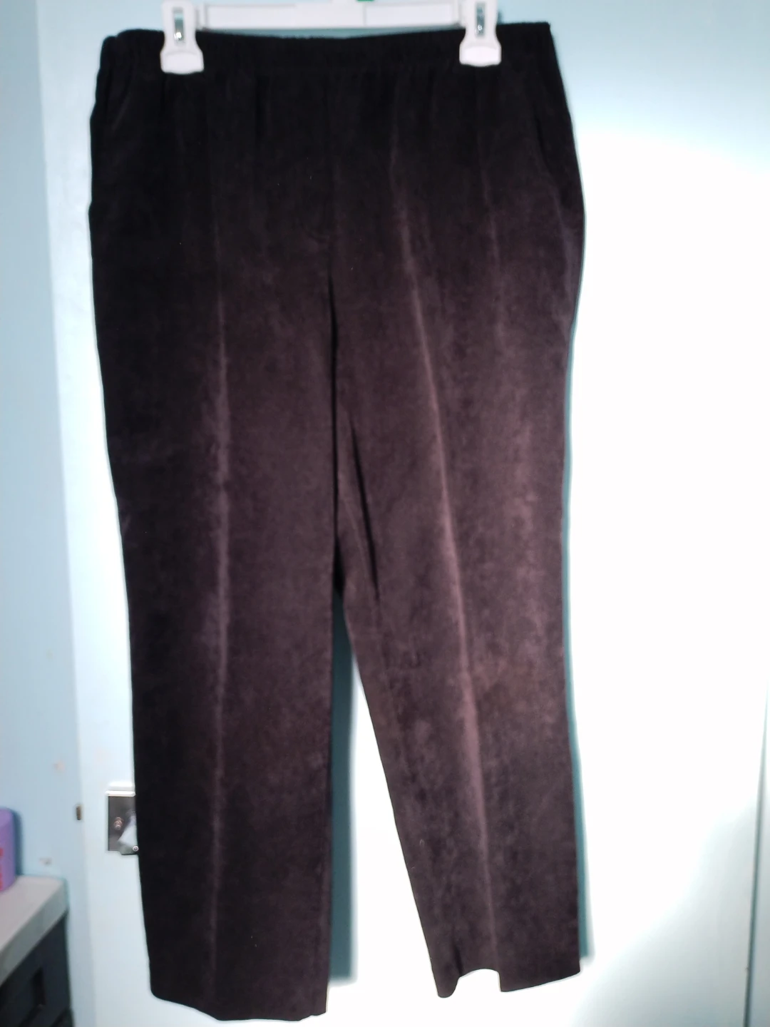 Alia Petite Black Corduroy Pants Size 14P