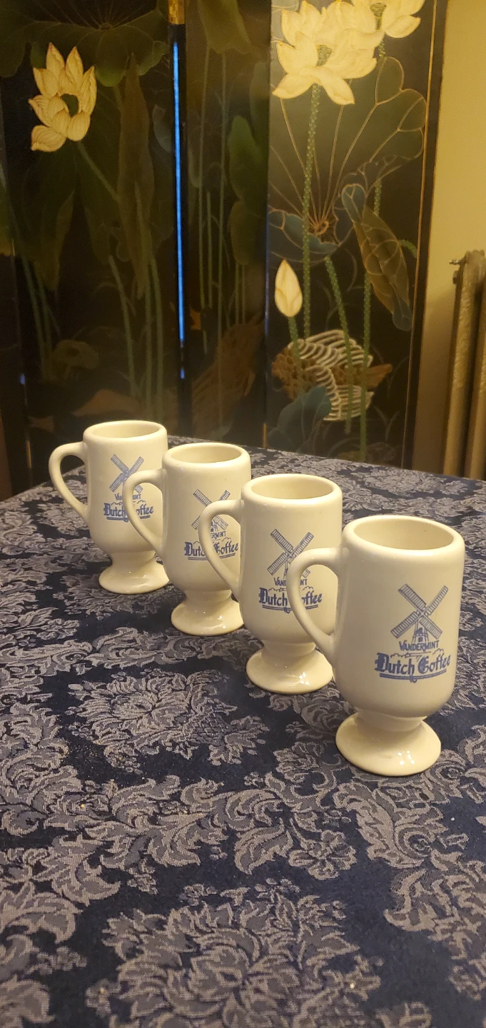 Vintage Vandermint Dutch Coffee Mugs Set of 4 - photo 2
