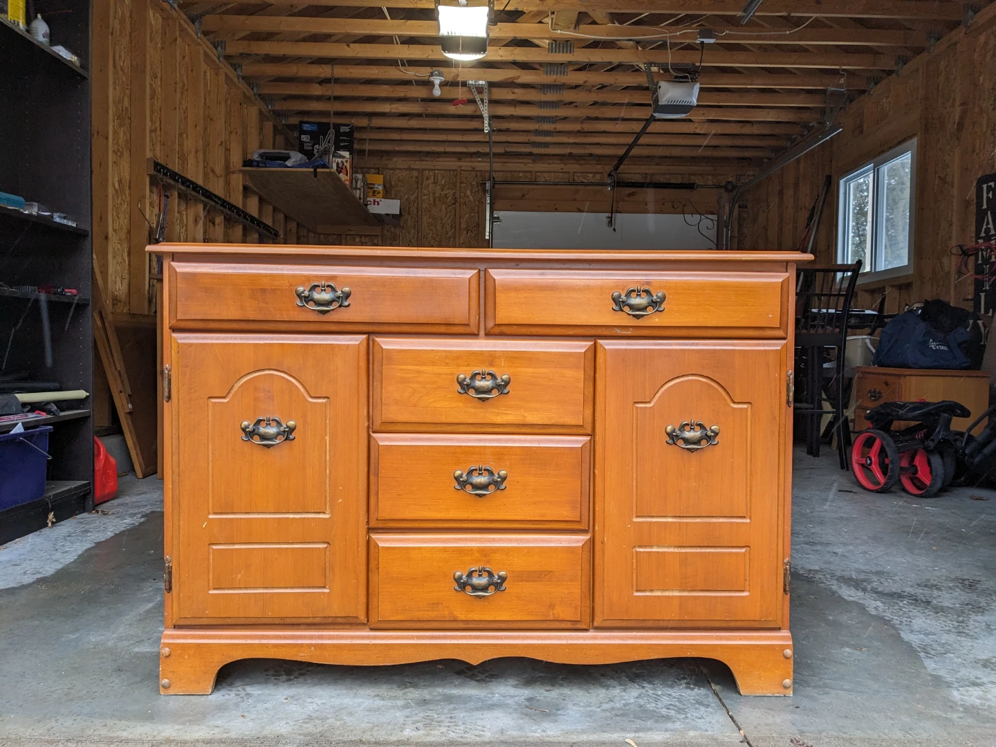 Dresser/Cabinet Combo in Solid Wood