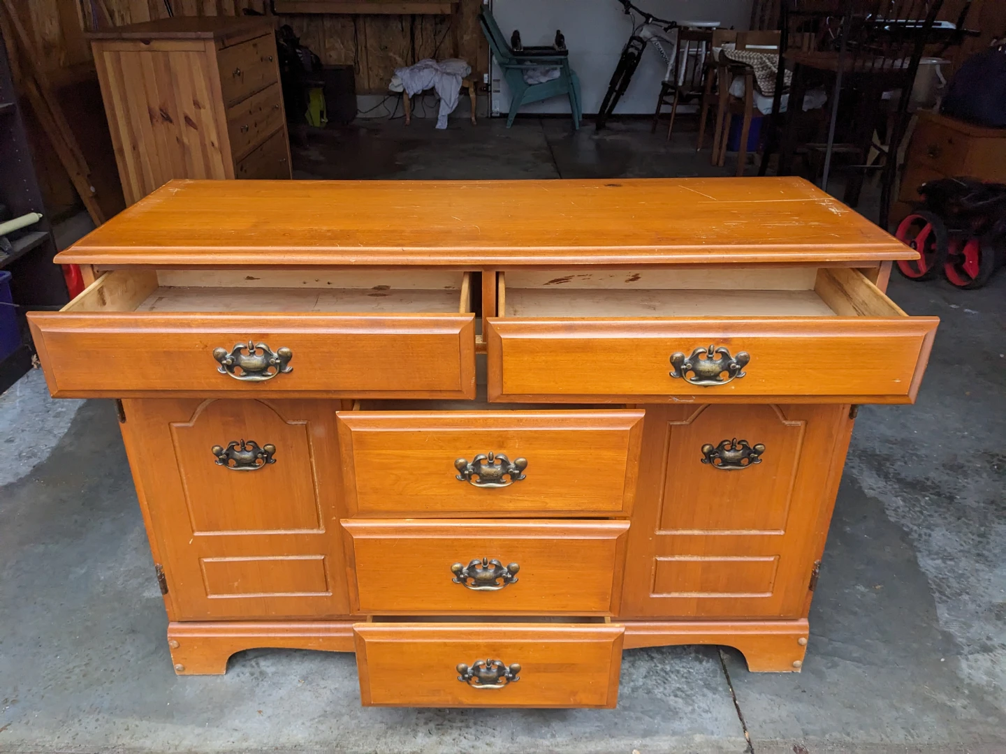 Dresser/Cabinet Combo in Solid Wood - photo 4