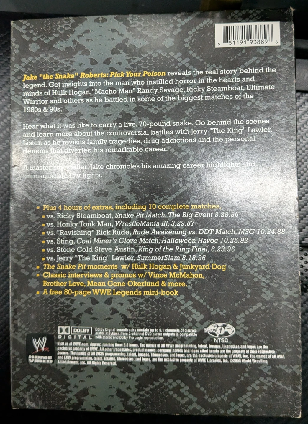 Jake "The Snake" Roberts: Pick Your Poison DVD - photo 3