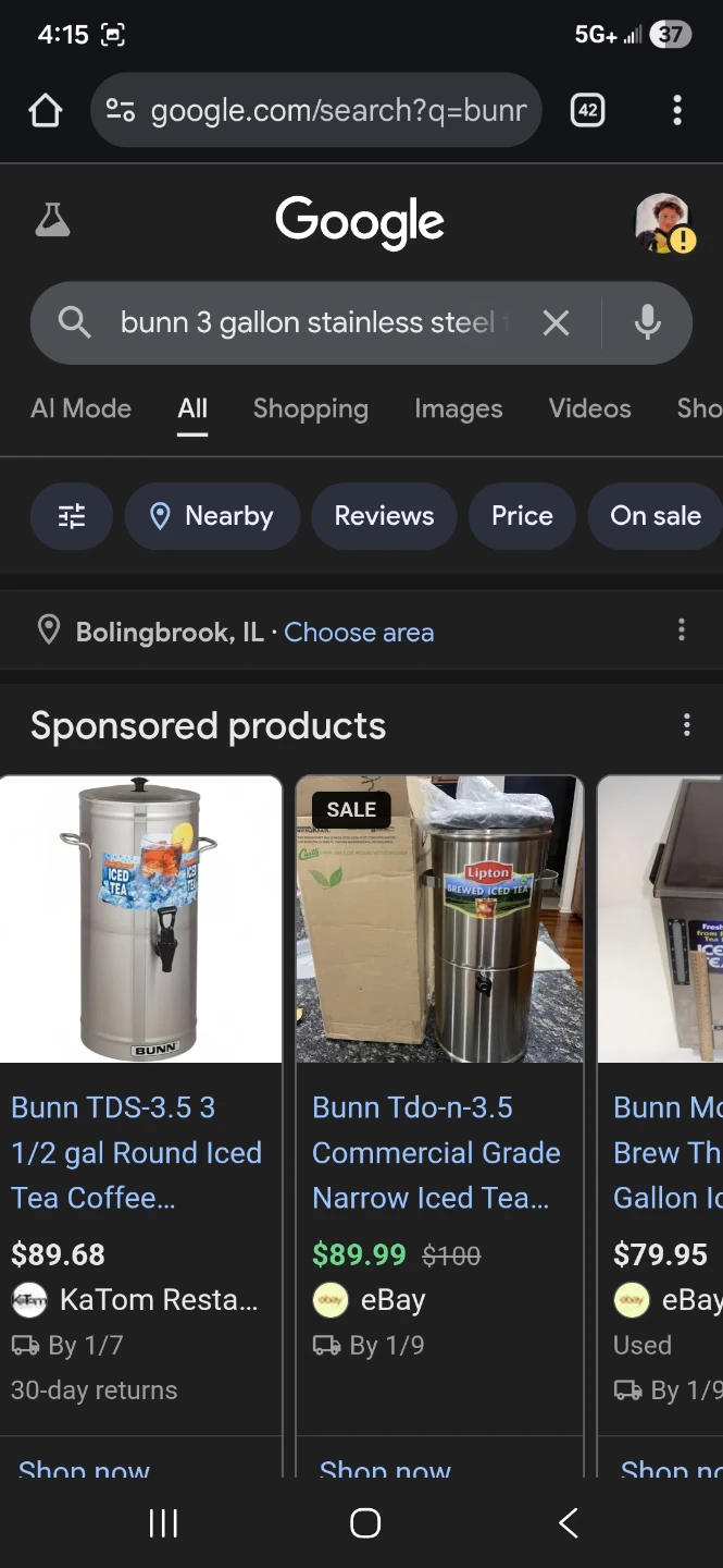 Bunn-O-Matic TDS3 3 Gallon Iced Tea Dispenser - photo 2
