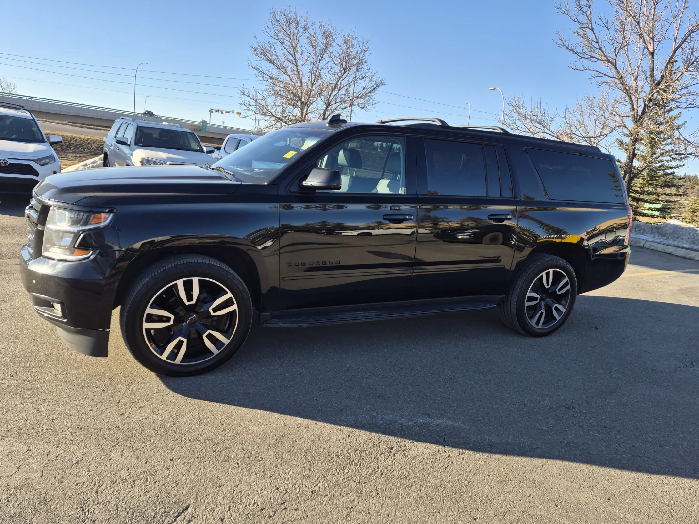 Black Chevrolet Suburban SUV