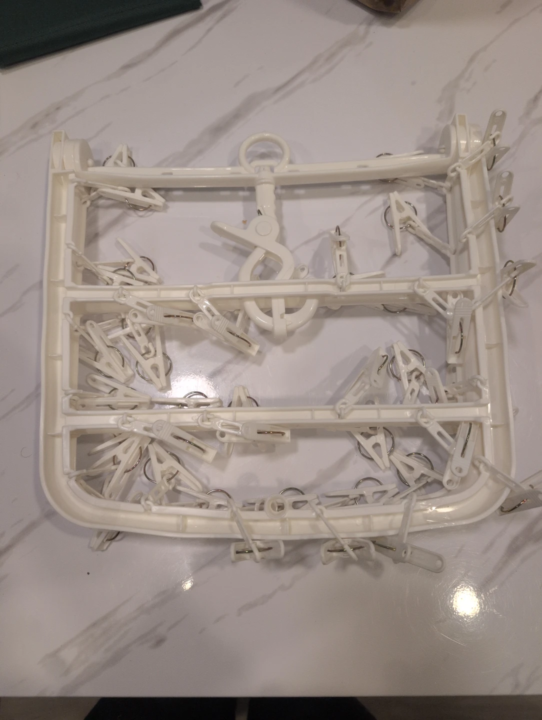 Clothes Drying Rack with Clips