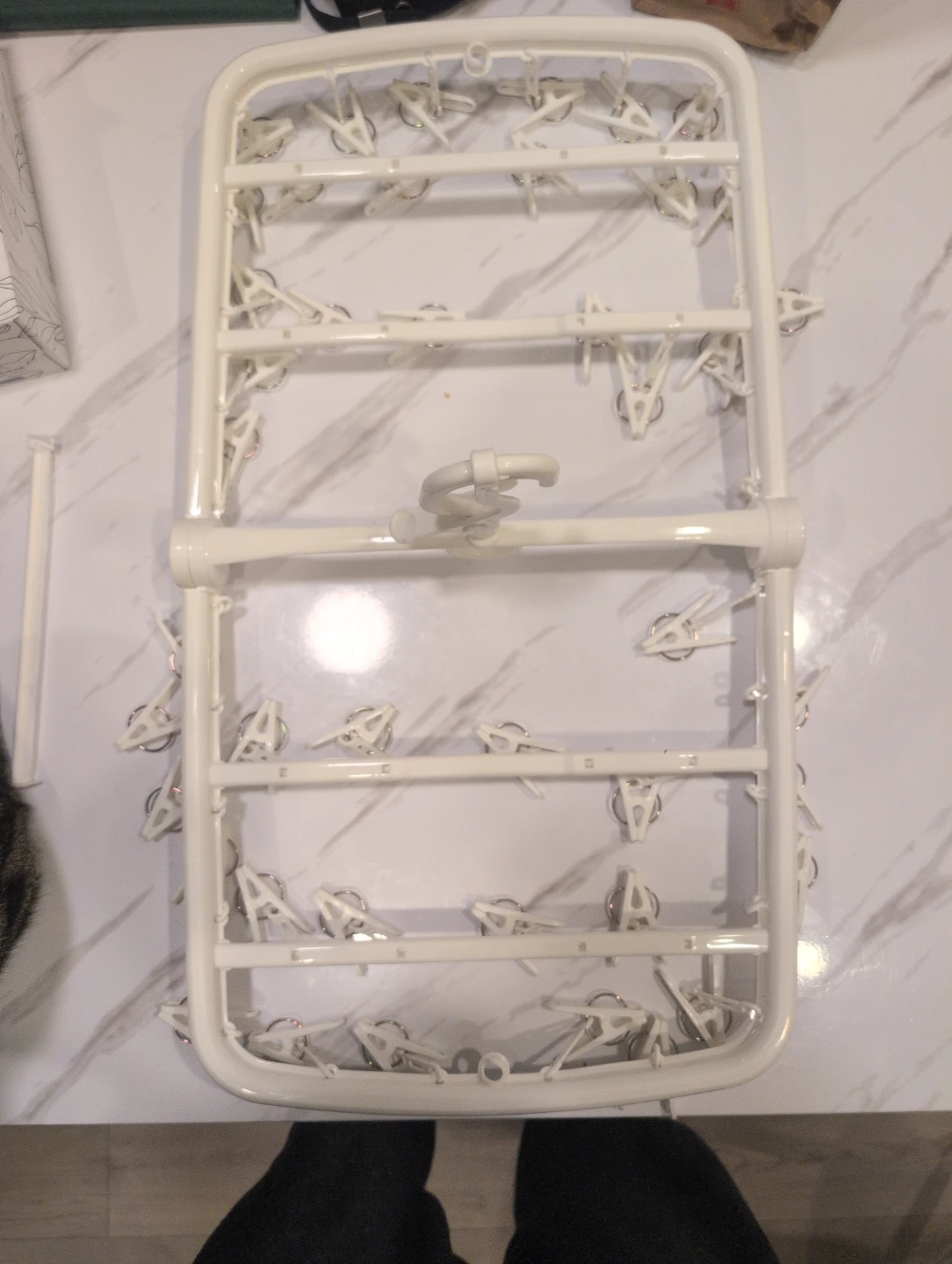 Clothes Drying Rack with Clips - photo 2